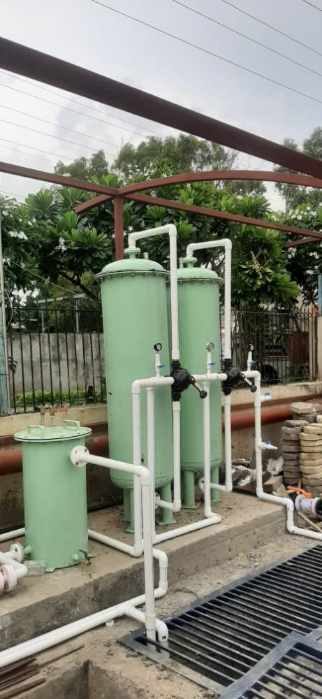 Dual Tank Pressure Sand & Carbon Softener Plant